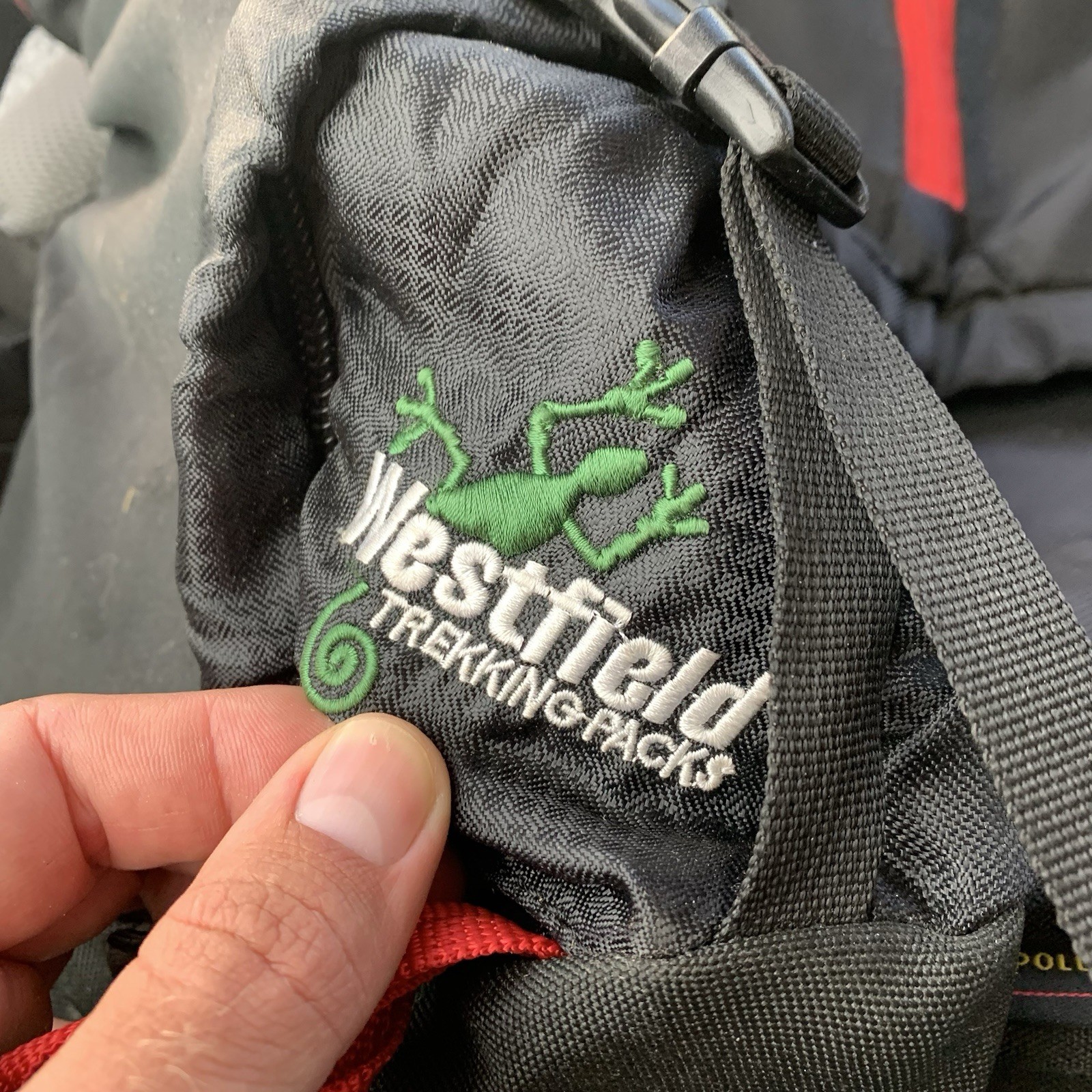 Westfield Trekking Pack Red Black Rucksack Outdoor Backpack Climbing Hiking 70 L