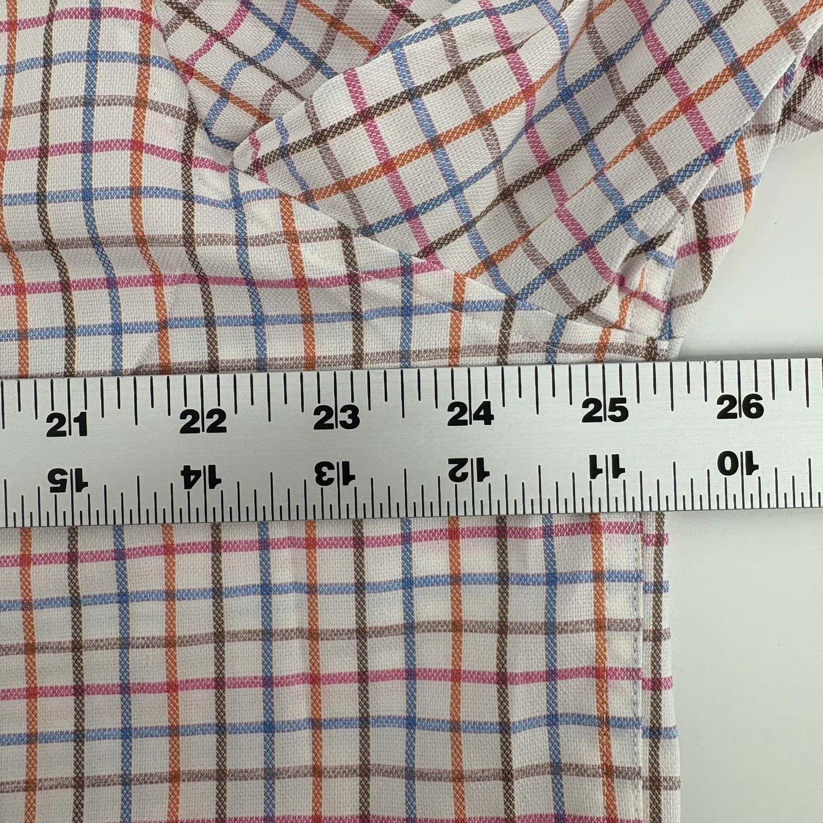 Johnnie O Childers Performance Long Sleeve Button Down Shirt Laguna Blue Plaid
