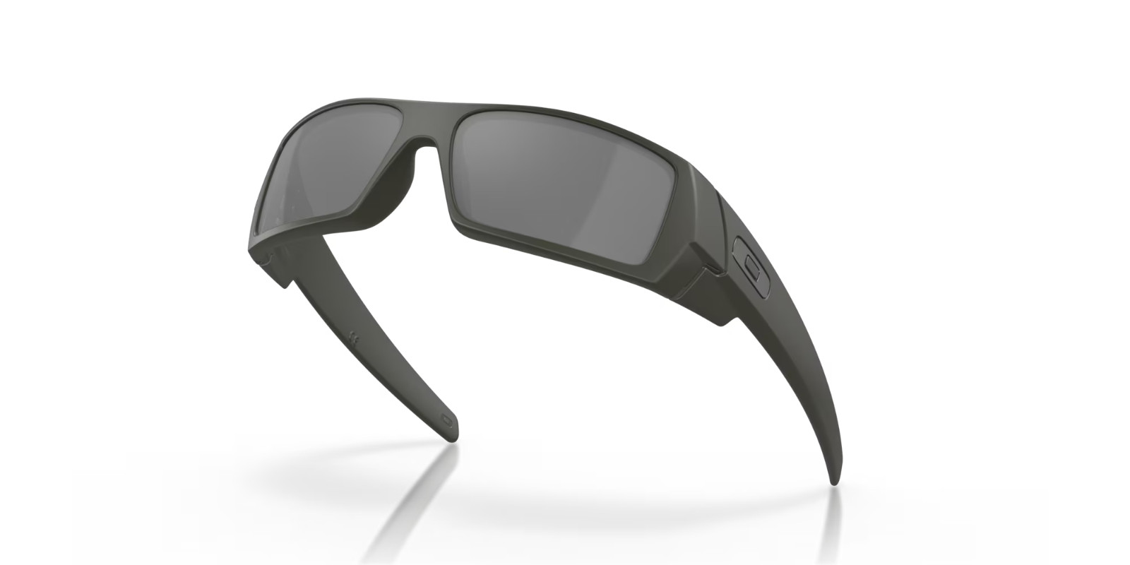 Oakley Gascan Sunglasses 53-111 Mil Spec Green Frame W/ Black Iridium Lens