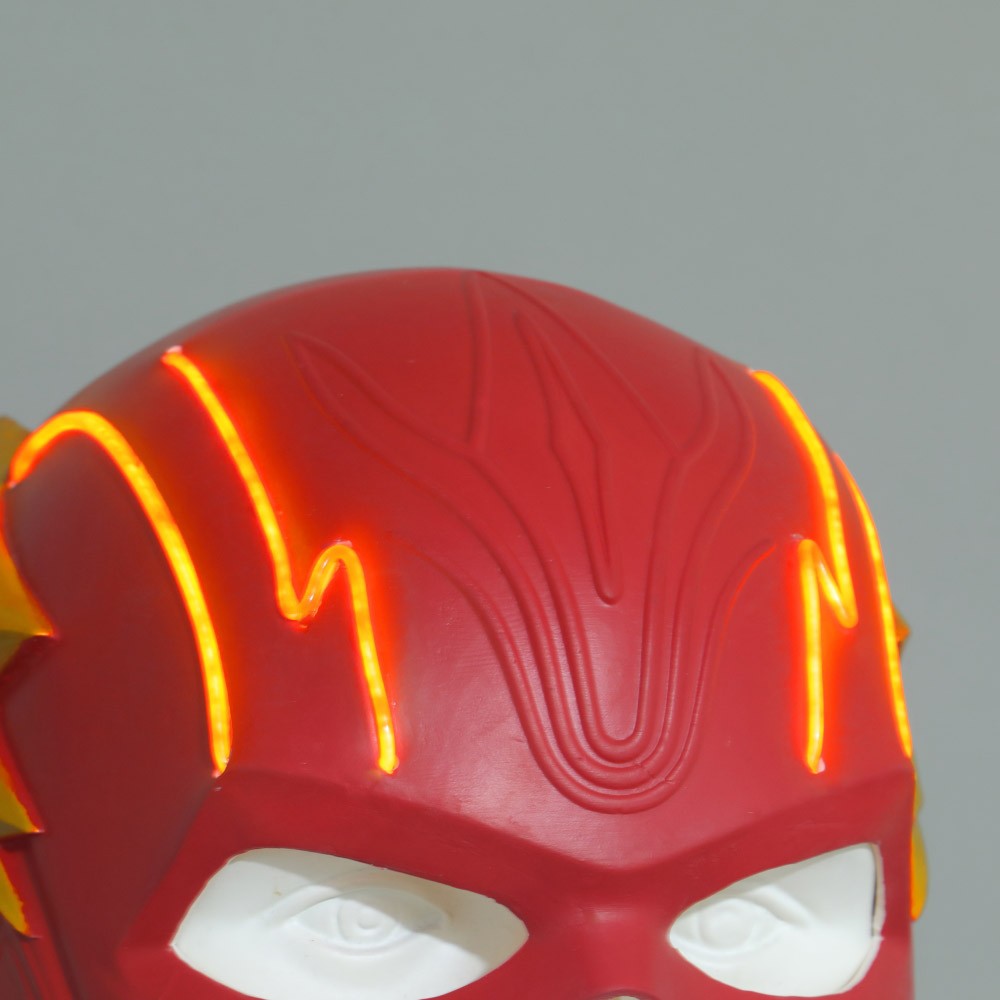 Cosplay The Flash Movie Barry Allen Led Helmet Superhero Halloween Masks Props