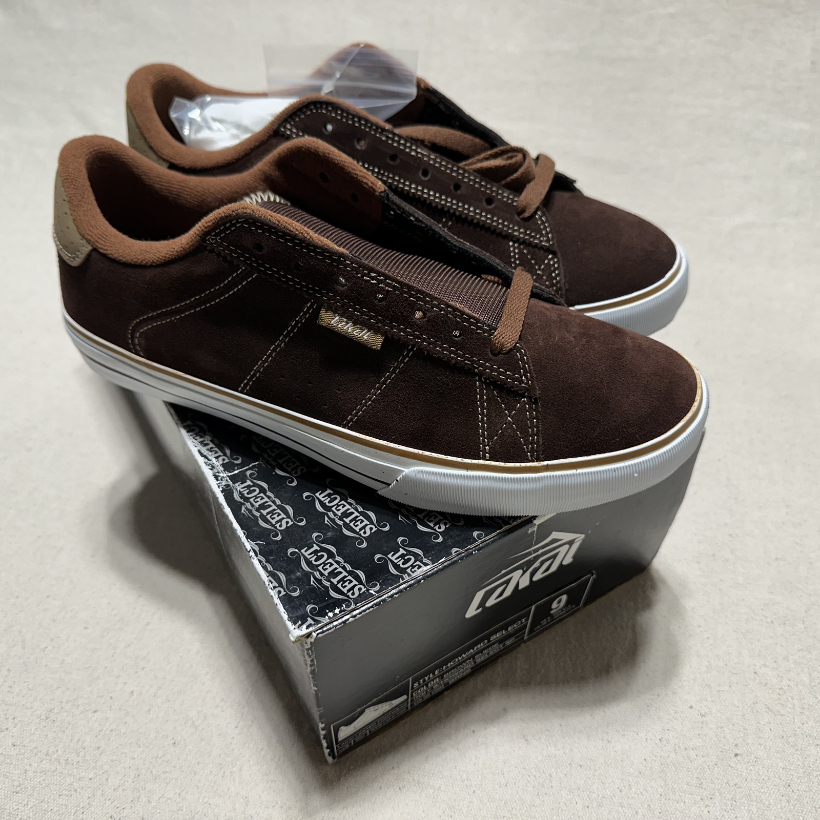 Vintage 2006 Lakai Howard Select – Brown Suede – Size 9 – (New in Box)