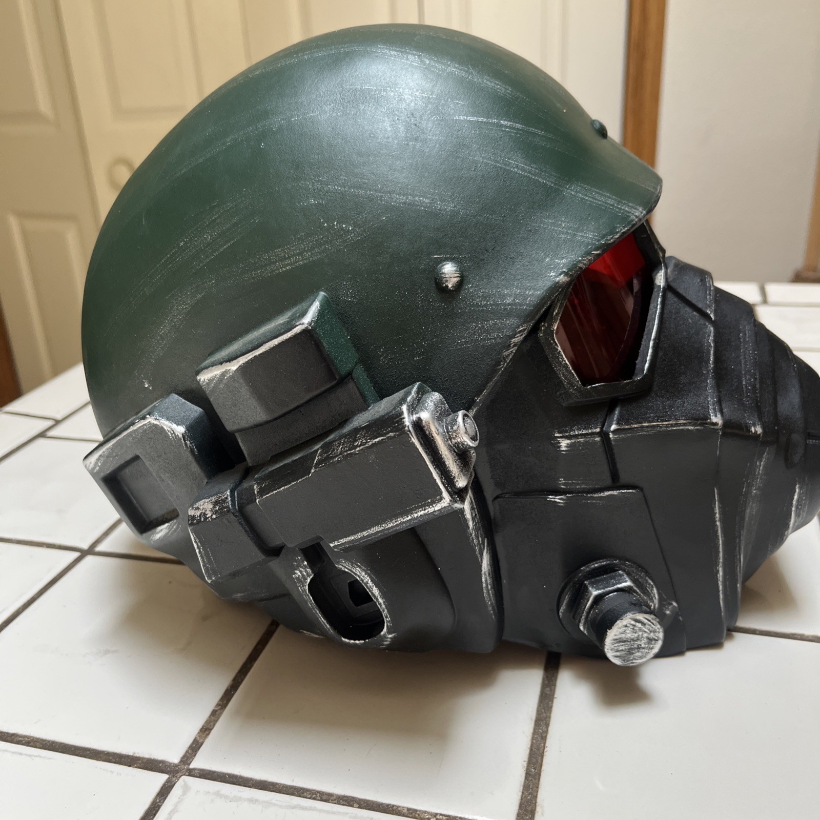Game Fallout 4 NCR Veteran Ranger Armor Helmet Cosplay Adult Resin Display Model