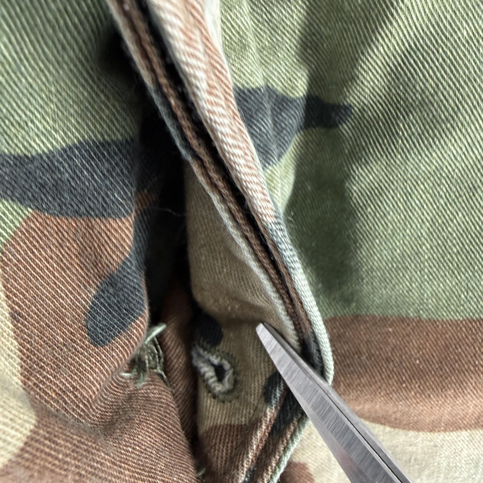 Vintage Winfield MFG Co Combat Pants Mens 38×31 Woodland Camo Cargo BDU 80s