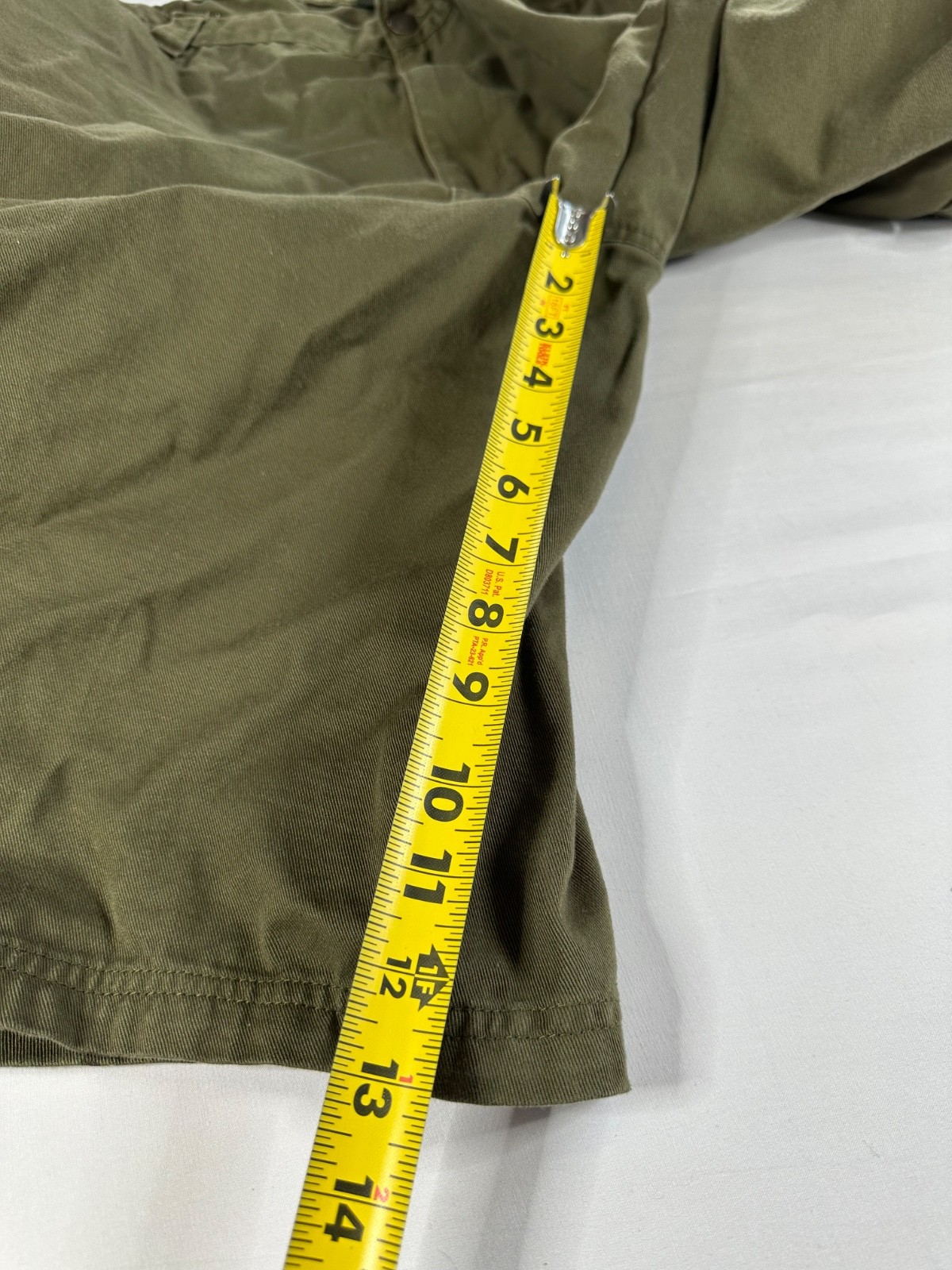 Boulder Creek Trading Co Cargo Shorts Men’s 46 Tall Olive Green 12” Cotton