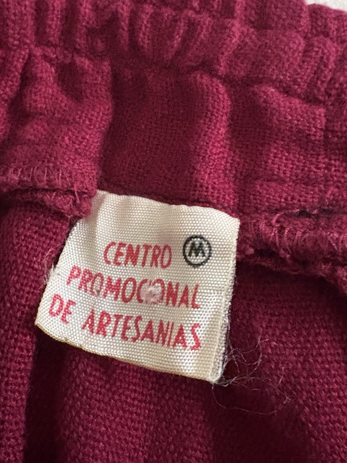 Vtg HandWoven Embroidered Guatemalan Mayan Fiesta Skirt Sz M Folk Boho Artisan