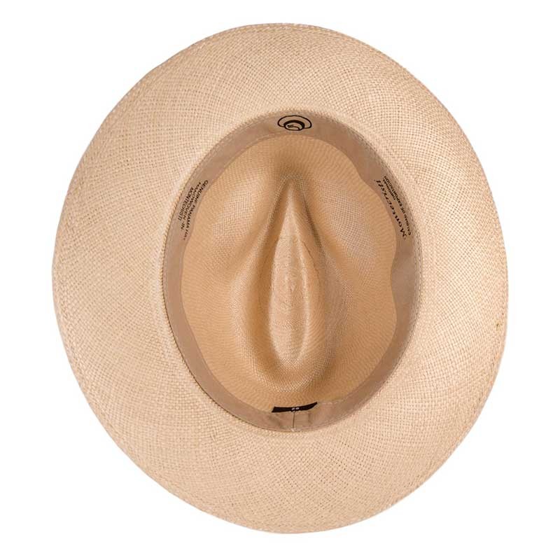 Toquilla Straw Panama Hat Ecuador Handwoven – Fedora Style with Gift Bag and Box