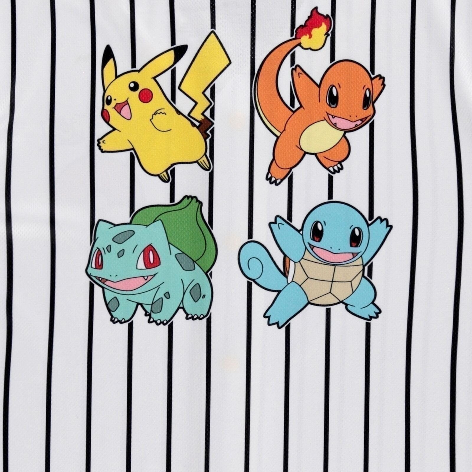 Boys Pokémon Baseball Jersey Shirt – Featuring Pikachu, Charizard, Squirtle…