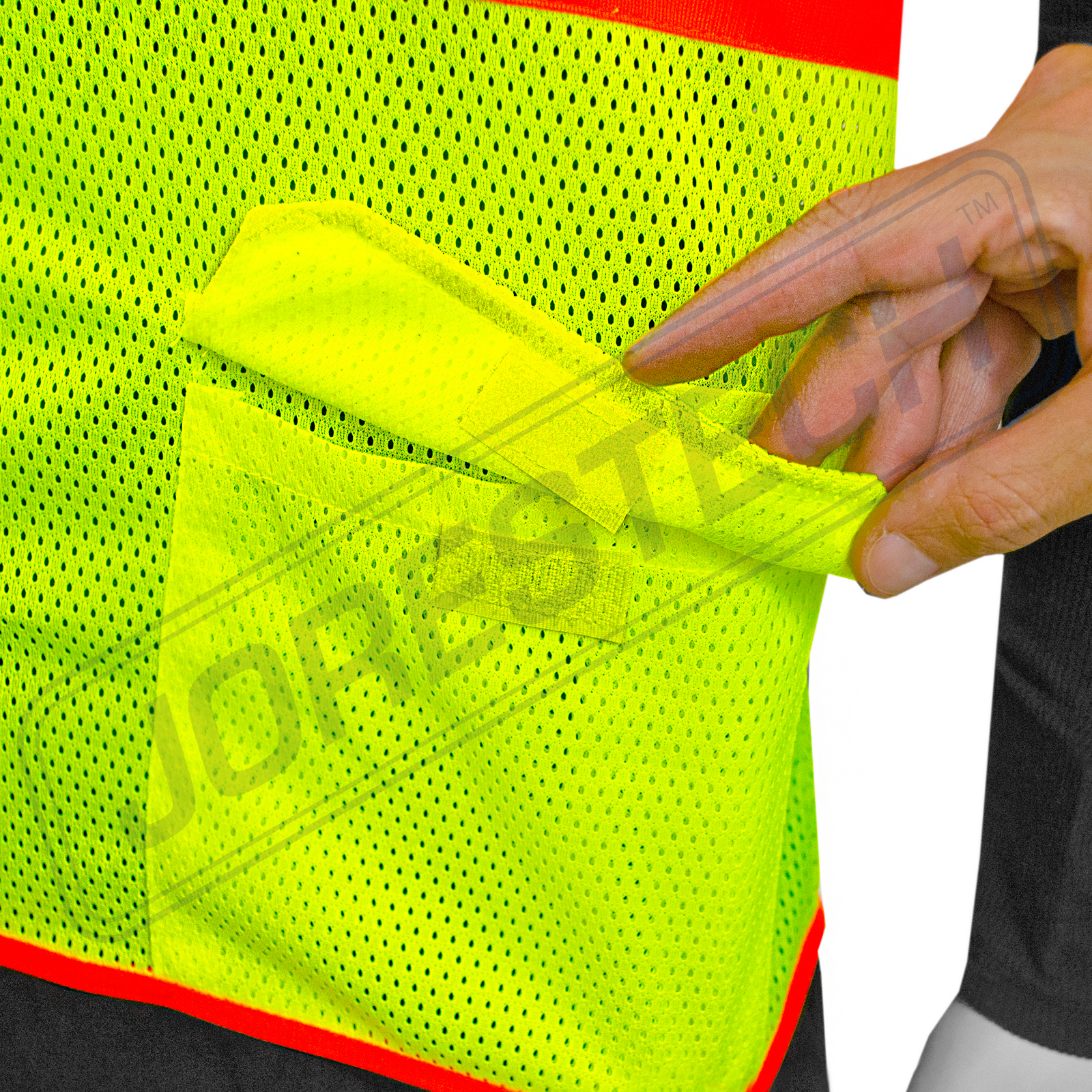 Hi Vis Safety Vest Reflective Sleeved Work ANSI Class 3, Pockets, Jorestech