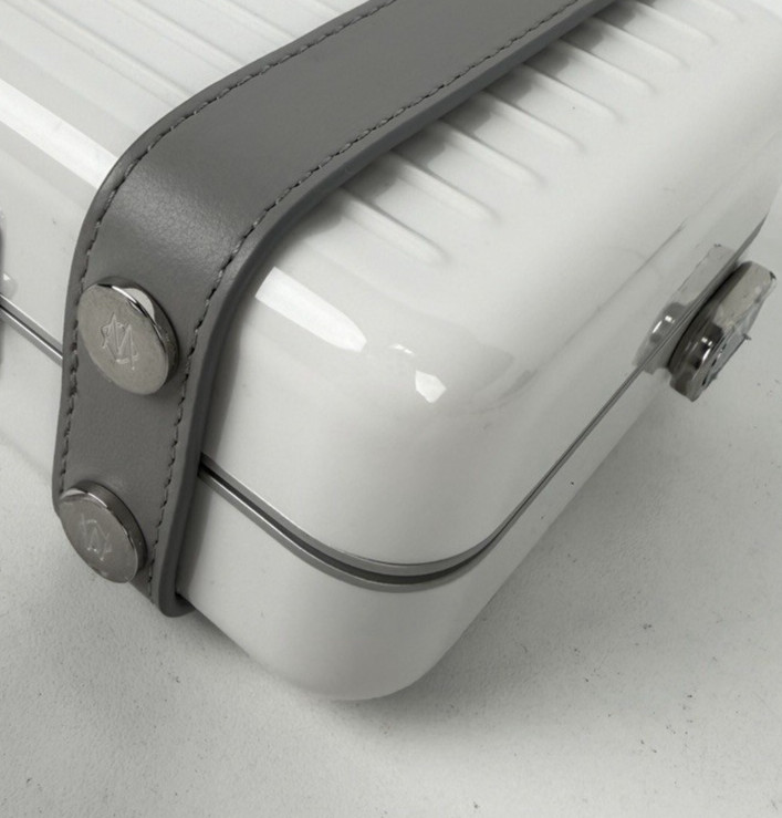 Rimowa Personal Polycarbonate Cross-Body Mini Bag in White S-08