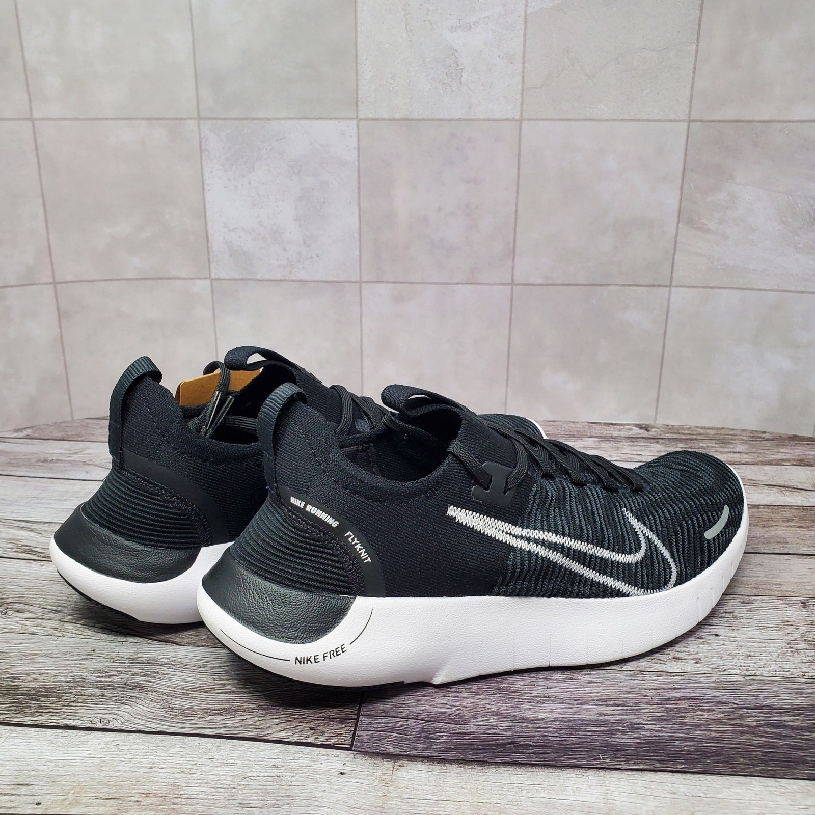 Nike Free RN Flyknit Next Nature Black White Anthracite FB1276-002 Mens Size 9.5