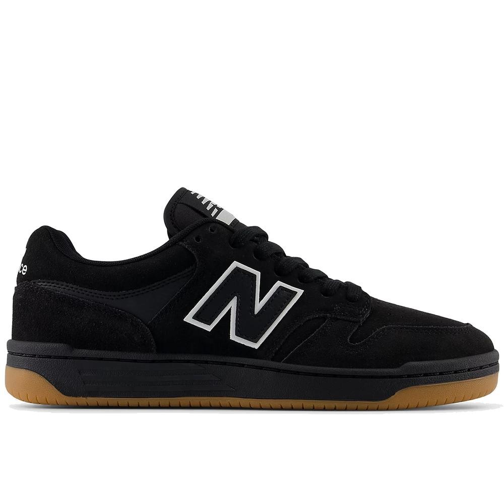 NEW BALANCE 480 BLACK/WHITE SUEDE MENS SNEAKERS