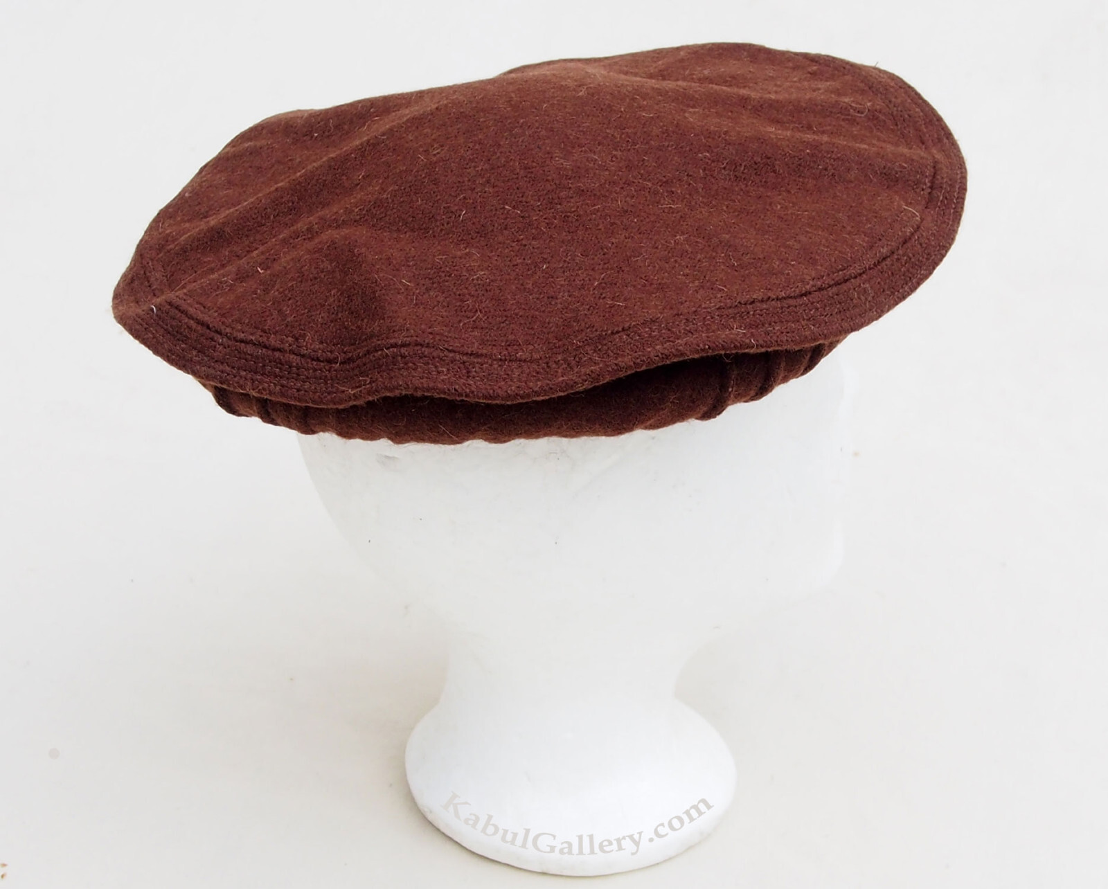 Original headgear Pakol hat Afghanistan Pakistan Afghan hat cap Brown