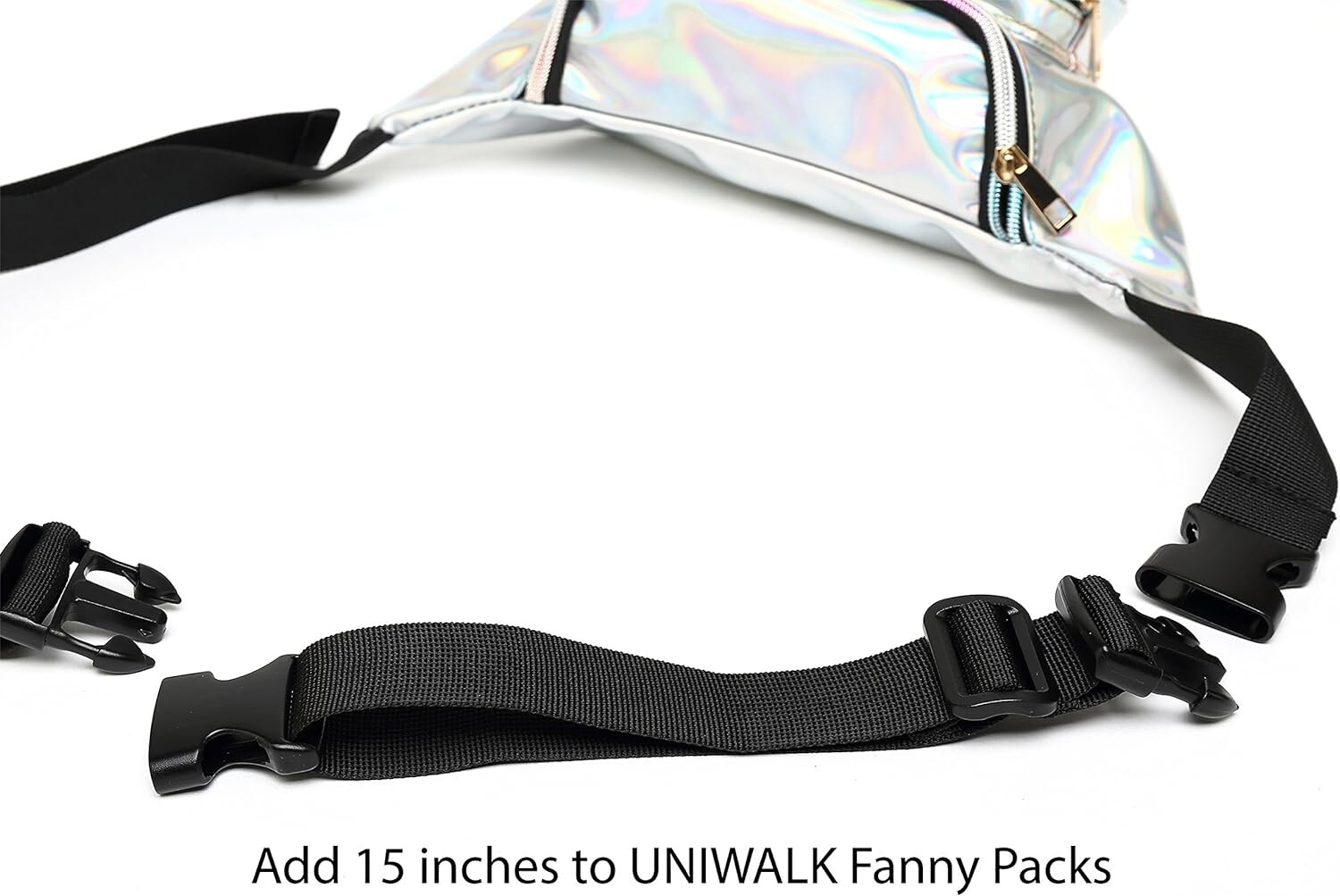 Fanny Pack [Belt] [Extender] Adjustable Elastic [Strap], Waist Bag Shoulder […
