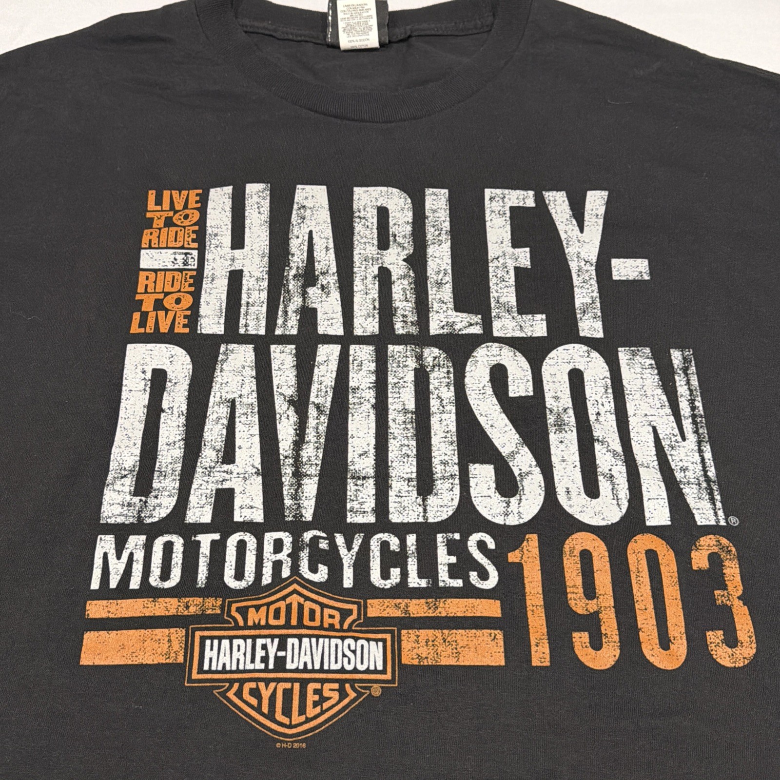 Harley-Davidson Cocoa Beach Florida 1903 Graphic T-Shirt 2XL