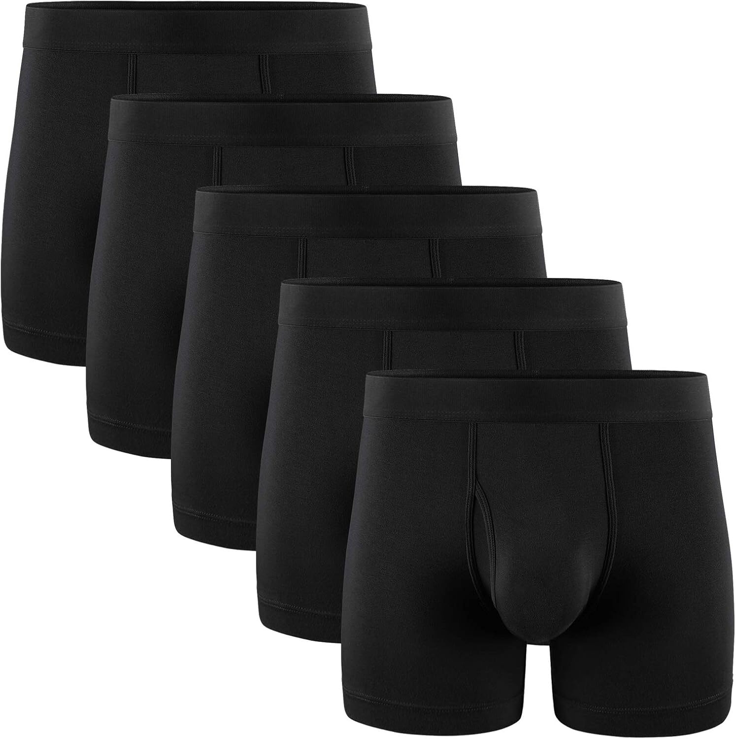 5Mayi Men Underwear Boxer Briefs Cotton Regular Long Mens Boxer Briefs Und