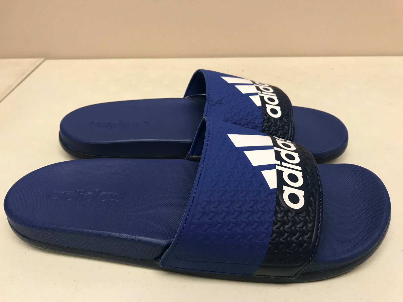 Youth Size 11K Adidas Adilette Comfort K B43529 Royal Blue