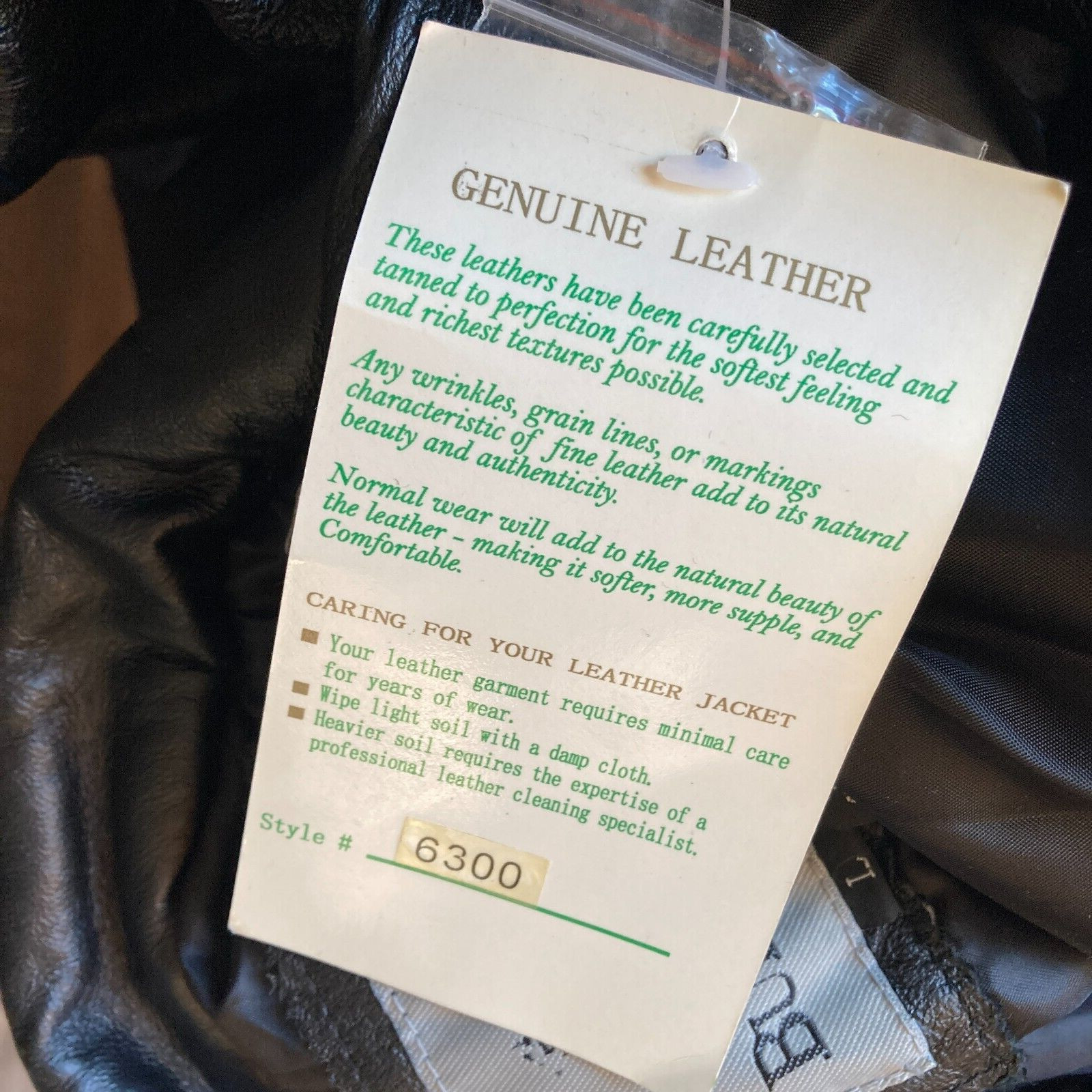 vintage burks bay leather jacket ramparts premier performers black new casino