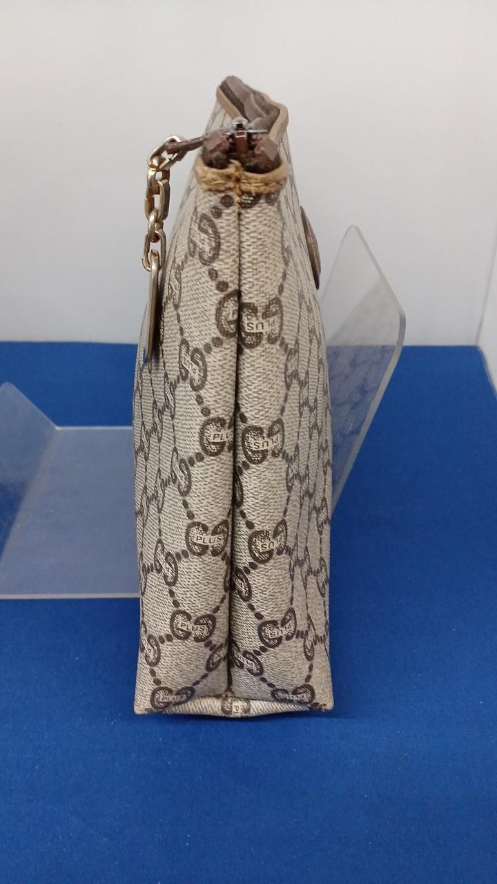 GUCCI Second Bag Beige 10.6 inch Ladies