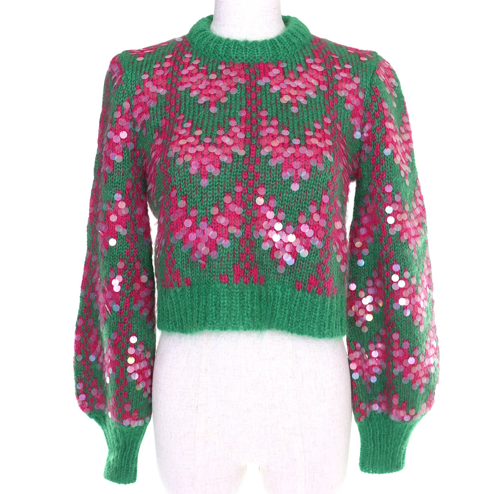 Gucci Sequined Mohair Blend Knit Top – DUTY FREE