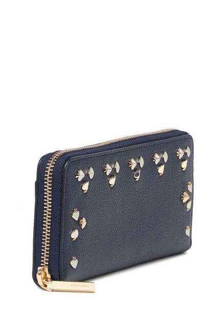 NWT Kate Spade Margaux Floral Slim Continental Wallet $198 BLAZER BLUE PWRU7305