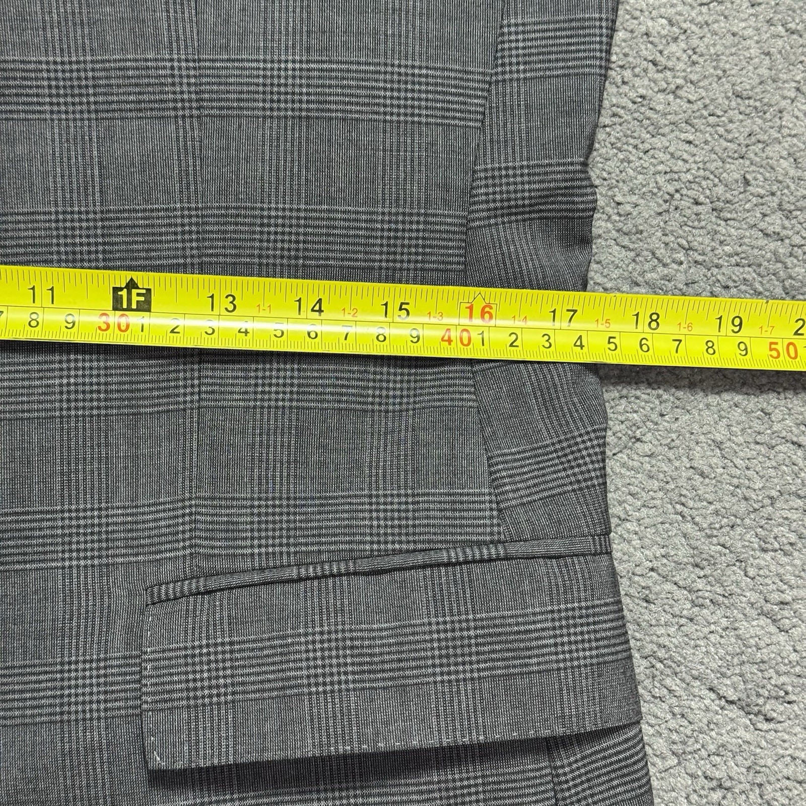Todd Snyder Mayfair Fit Wool Glen Plaid Sport Coat Blazer Gray 36S Made USA