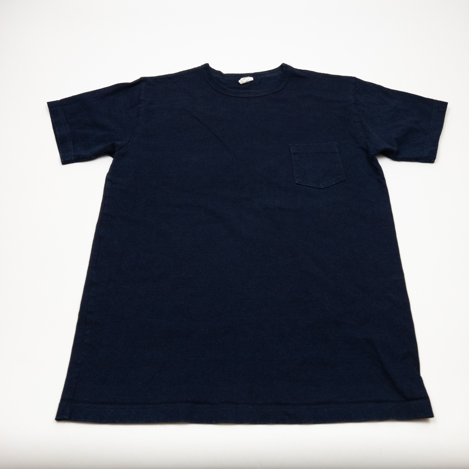 3Sixteen Pocket T Shirt Mens Large Blue Short Sleeve Crew Neck USA Made (Read)