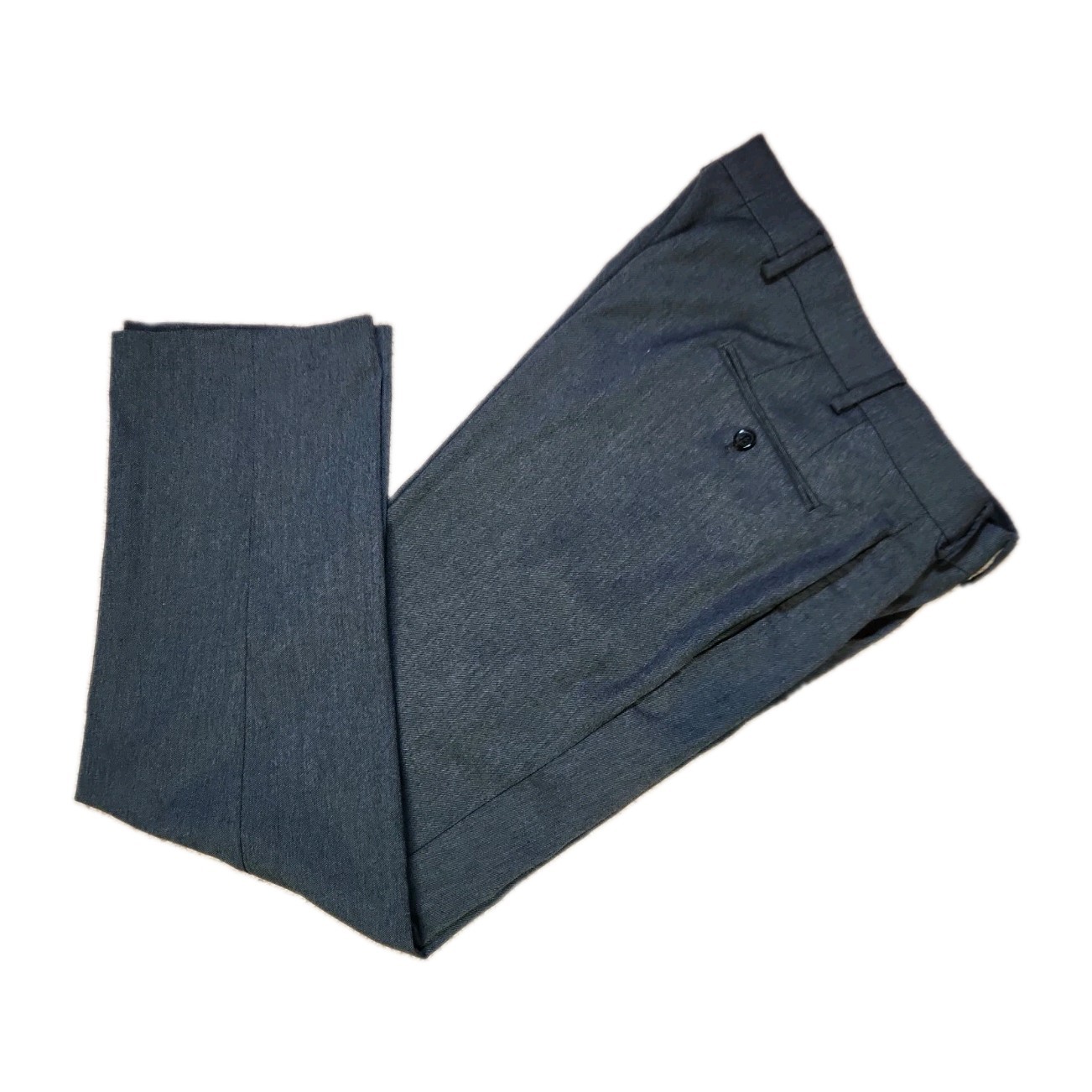 Lauren Ralph Lauren Black Label Charcoal Gray Mens 36×29 Flat Front Dress Pants