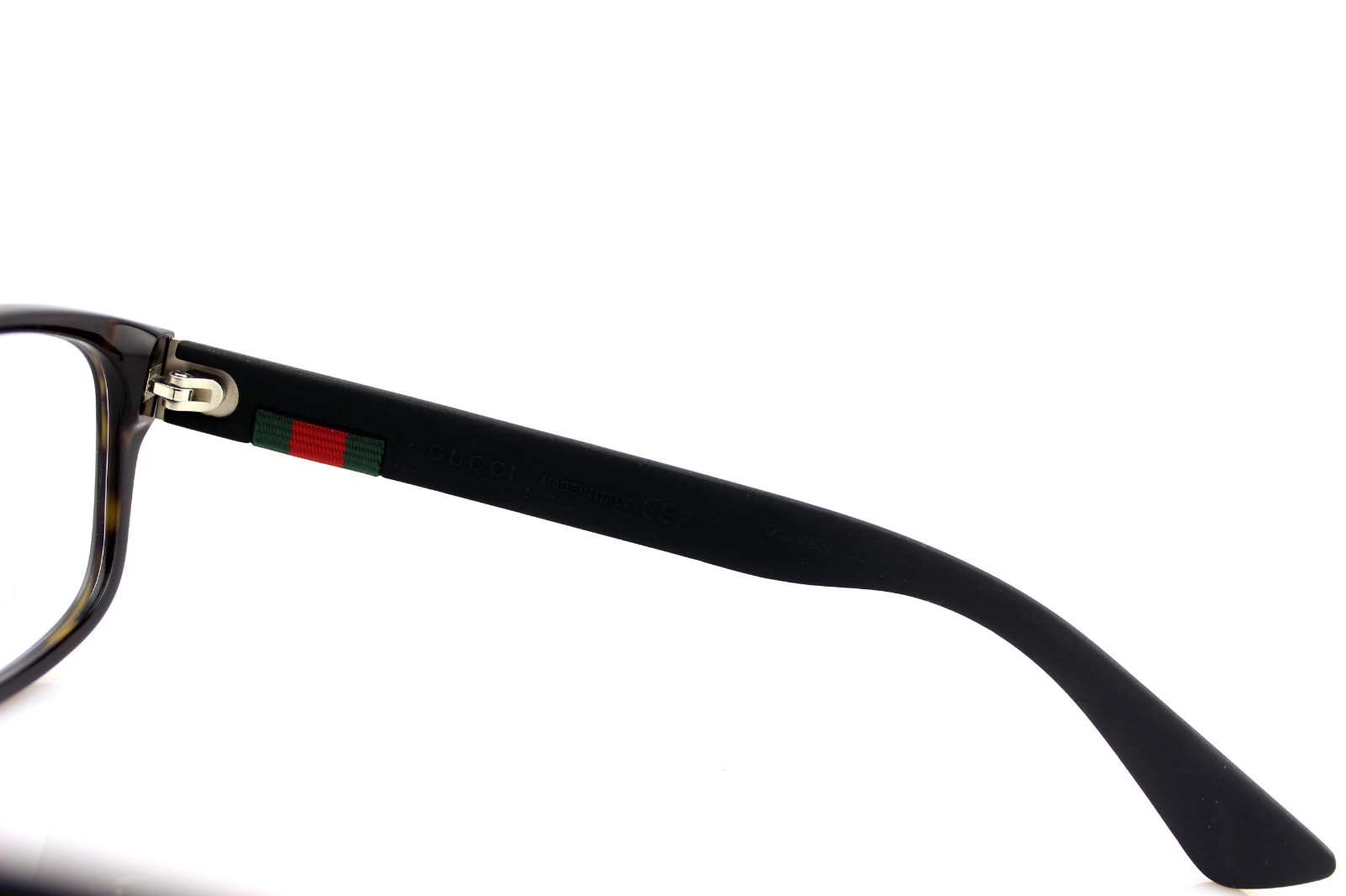NEW Authentic GUCCI Mens Havana Matte Black Rubber Eye Glasses Frame GG0012O 002