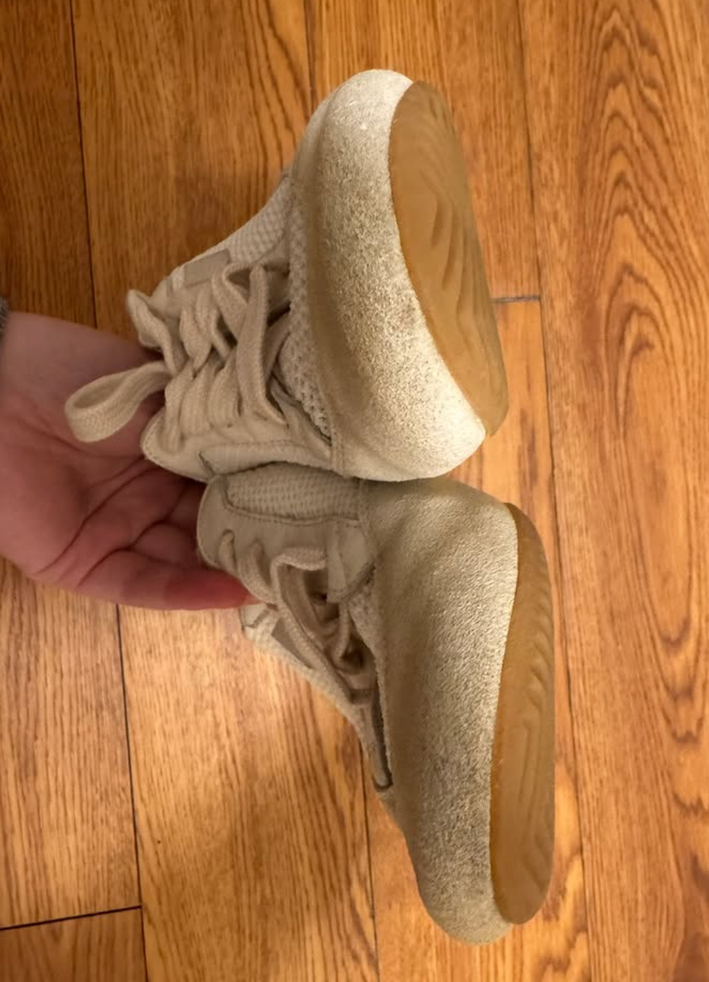 The Row Mesh & Suede Sneakers – Authentic – Beige/Cream (Size 6.5)
