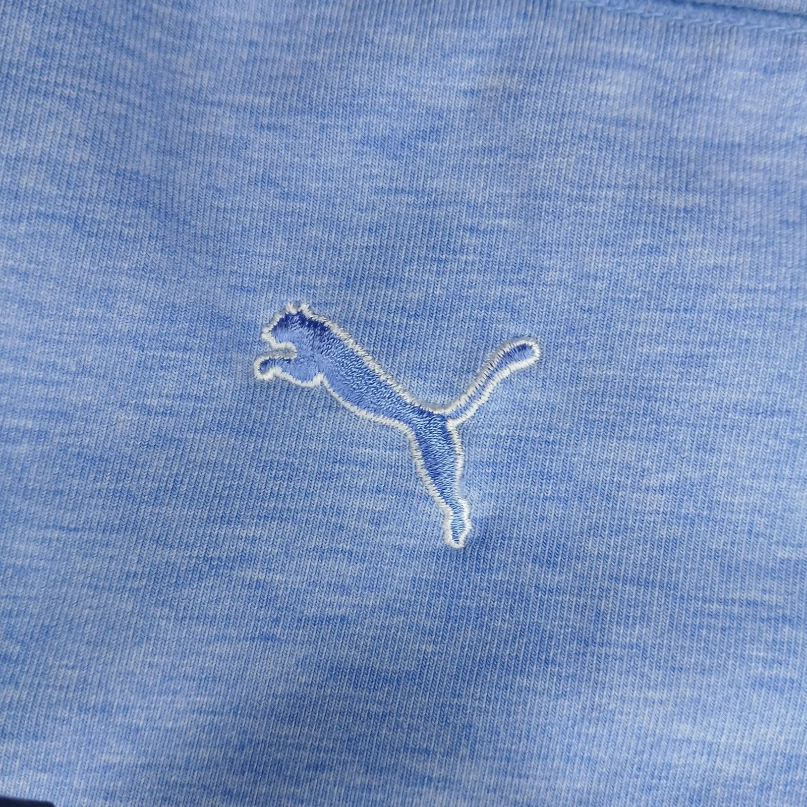 Puma Golf Cobra Blue Long Sleeve Top Small Sporty Style Thumbholes Athleisure