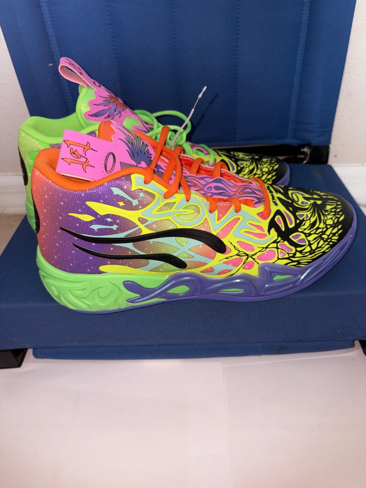 lamelo ball shoes mb size 10 basketball shoes colorful hoop shoes