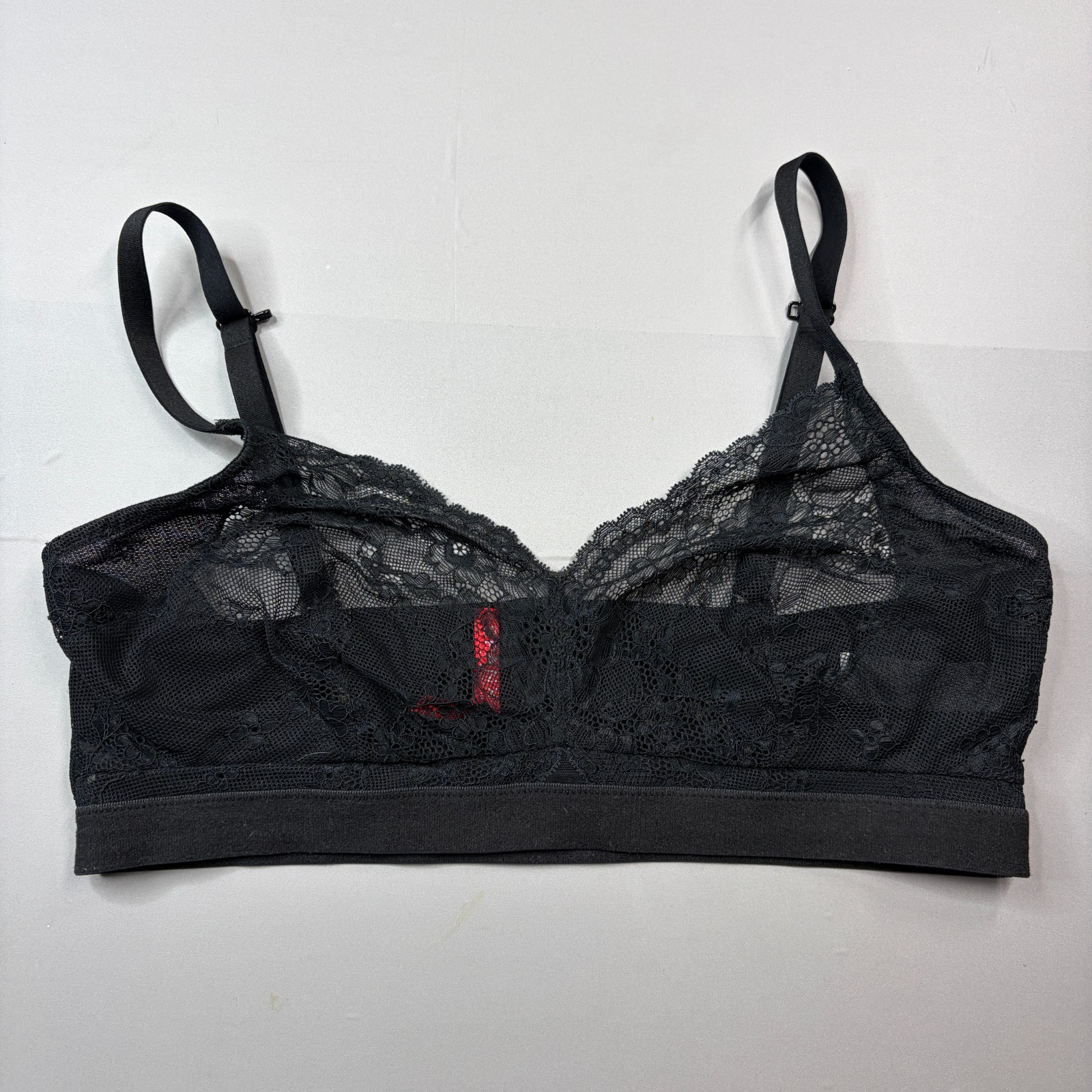 Spanx Bralette Bra Large Spotlight on Lace Unlined Convertible Strap