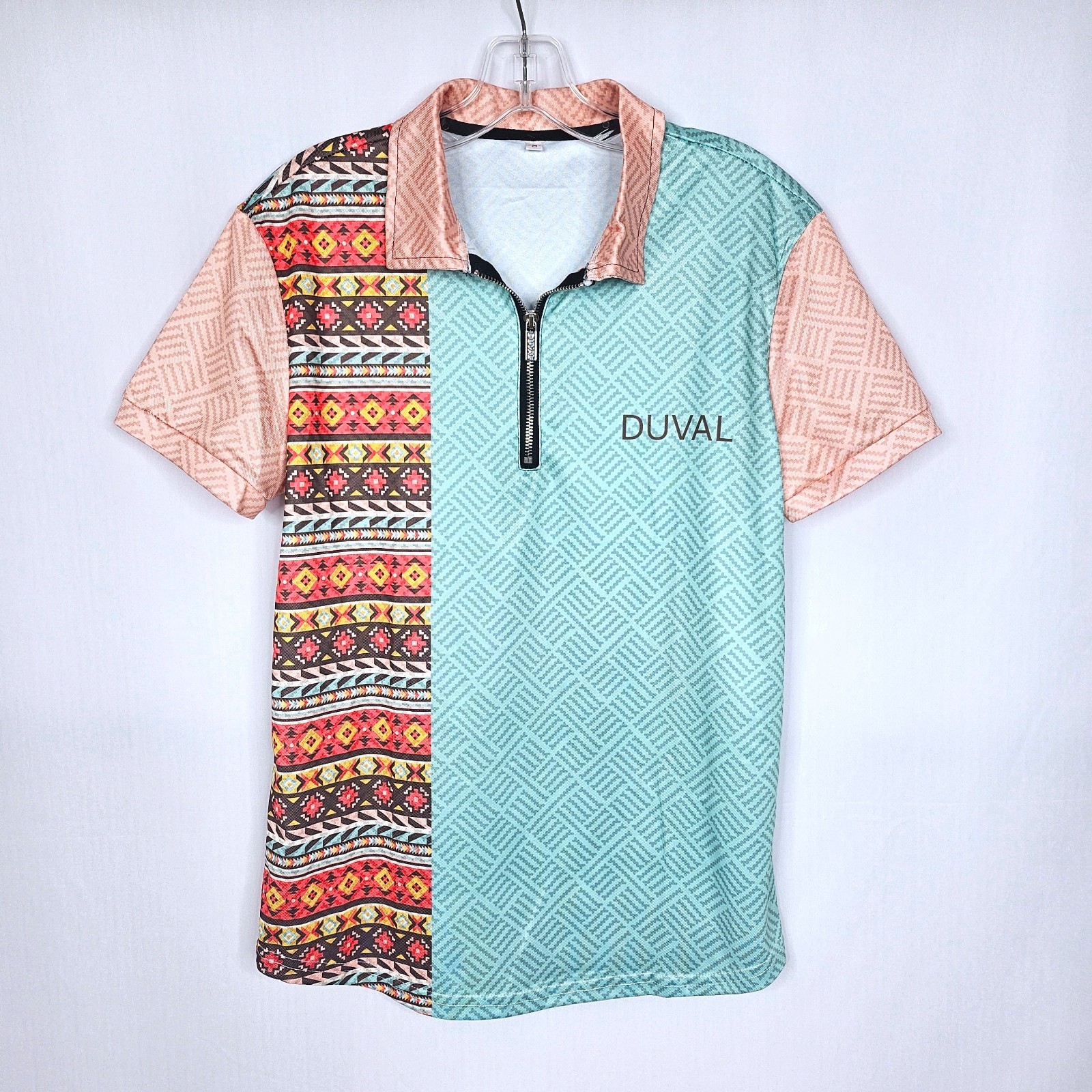 DUVAL Men’s Cabana Shirt Shorts Set Size S Tropical Resort Vacation NWOT