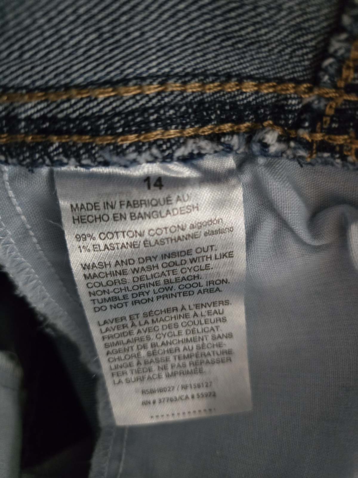 Rafaella polka dot print jeans size 14
