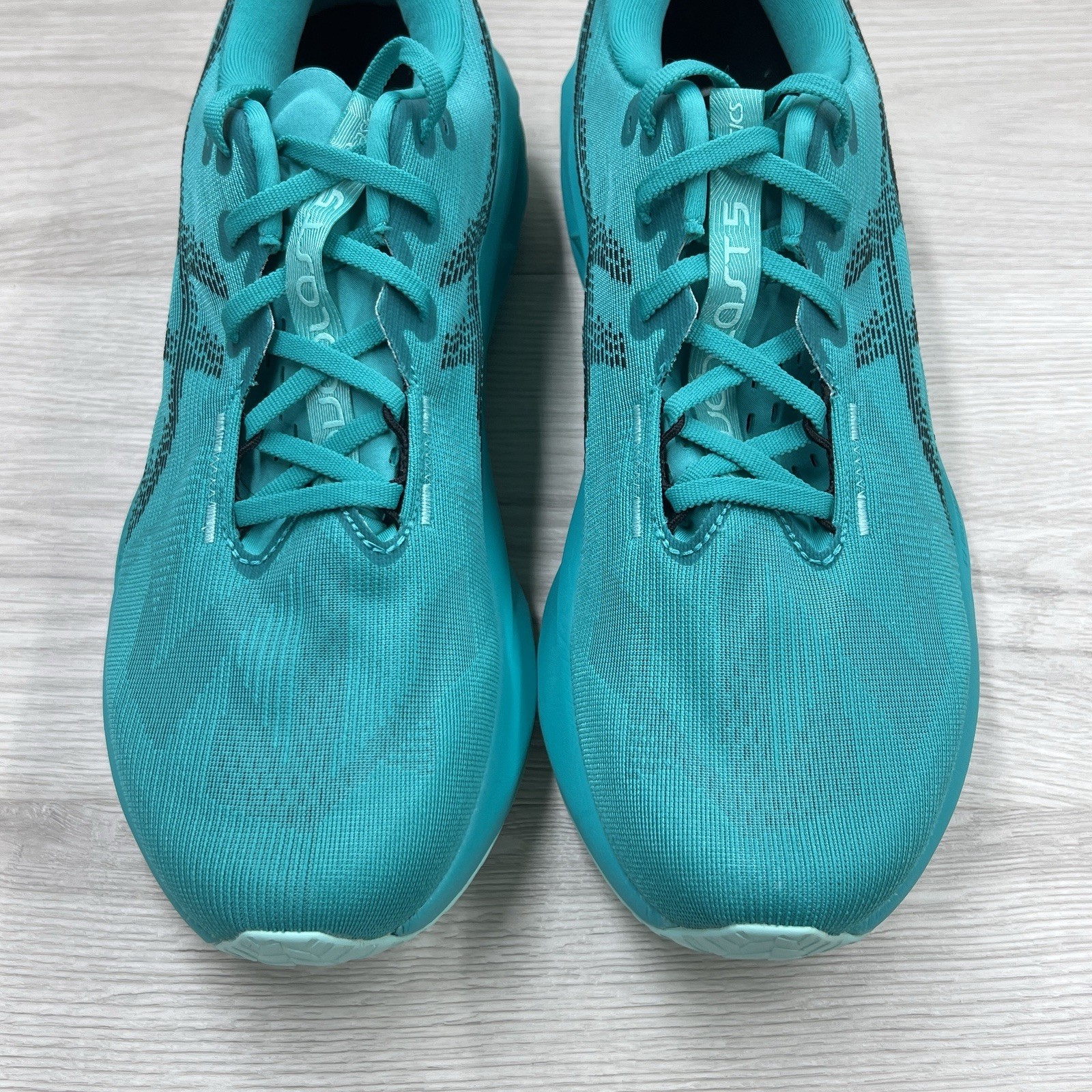 ASICS Novablast 5 1011B974-401 Wave Teal Black Men’s Running Shoes Mens Sz 14
