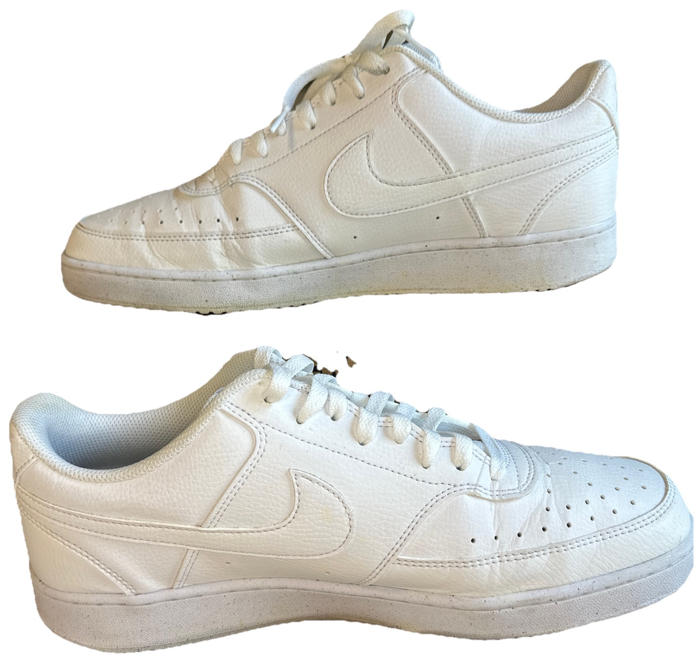 Nike Court Vision Low Triple White Shoes Men’s Size 12 DH2987-100