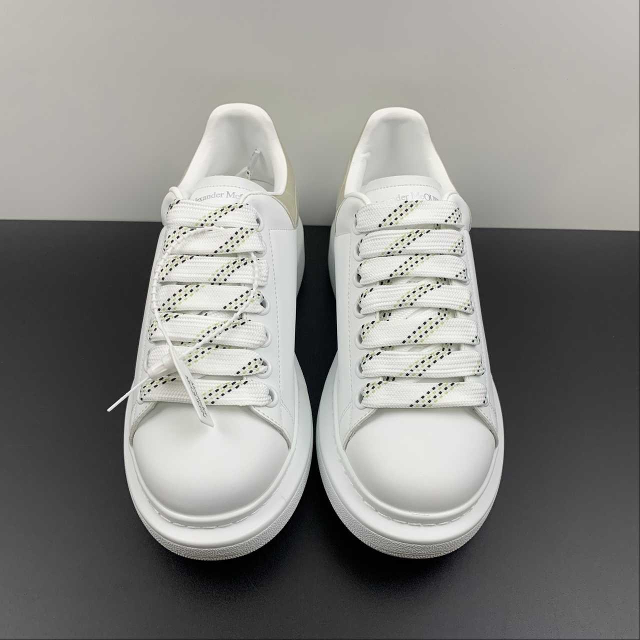 Alexander McQueen Oversized Sneaker “Beige Croc Heel” Men/Women Casual Shoes