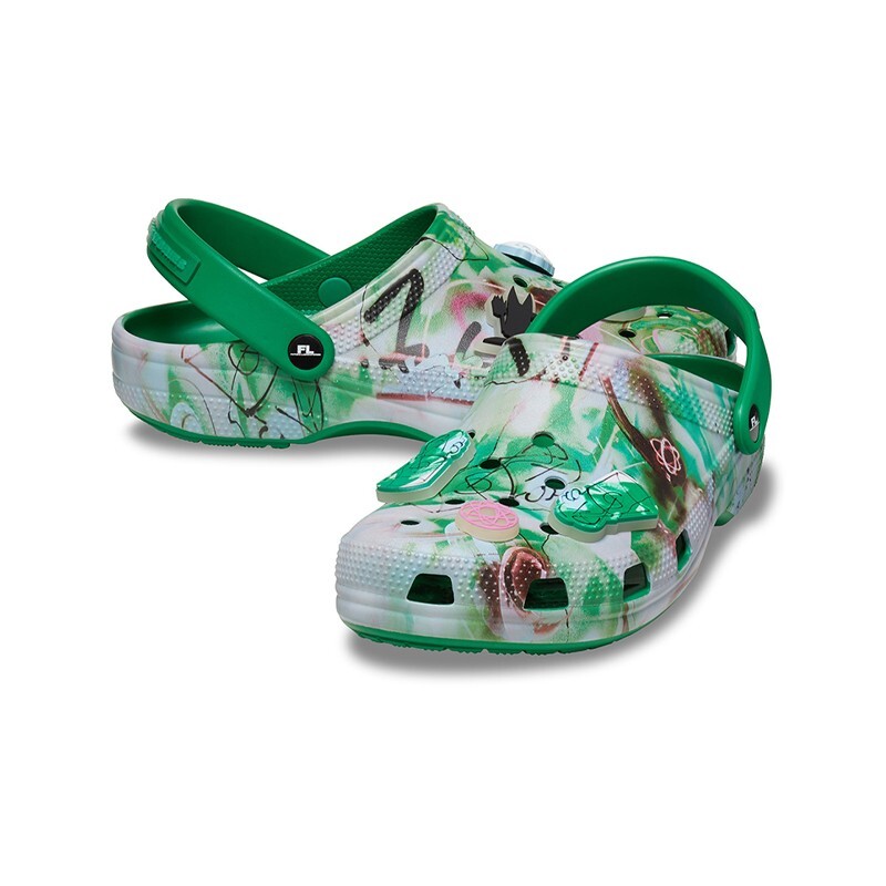 Futura Laboratories X Crocs Classic Clog (Green Ivy)