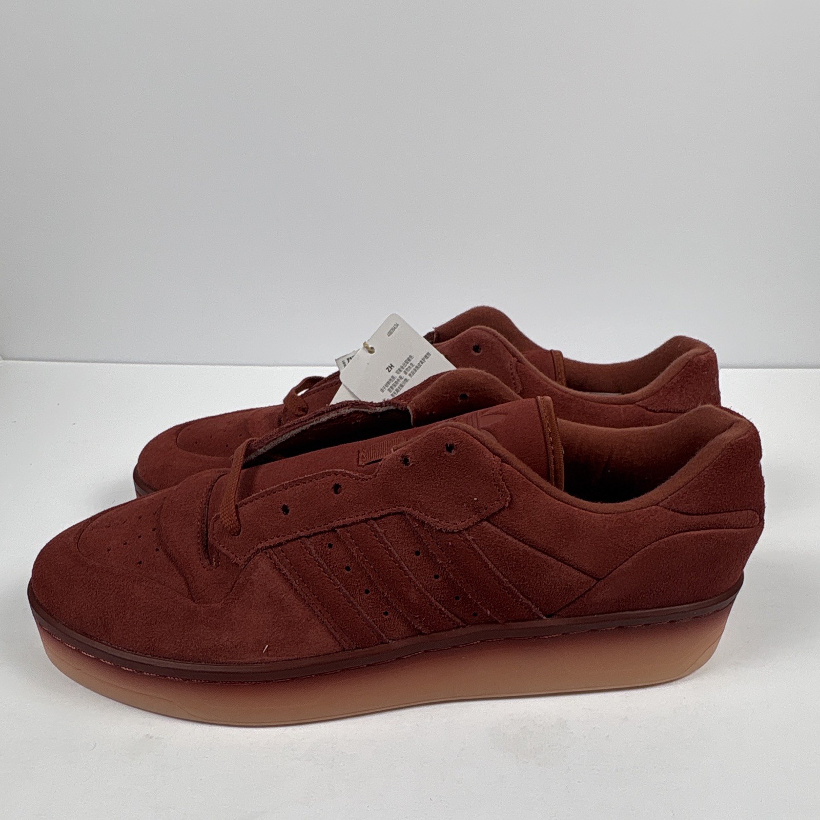 adidas Rivalry Lux Low Men size 12 Low Top Lace-Up Suede Sneakers Brown