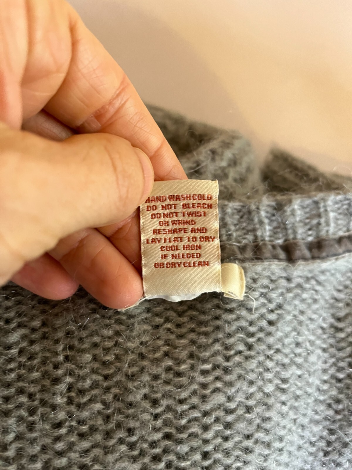 Sundance Size PM Fuzzy Grey Cardigan Sweater Open-Front Mixed Knits