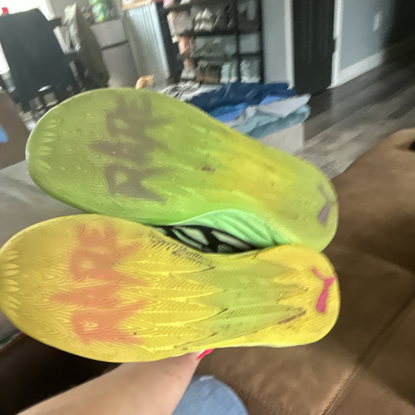 PUMA MB.02 x Rick and Morty Mismatched Mid Top Lace-Up Basketball Shoes