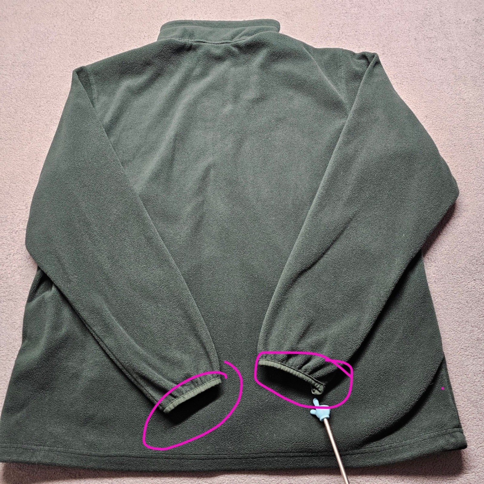 Columbia Fast Trek II Full Zip Fleece Jacket Mens XXL Green Activewear Outdoor