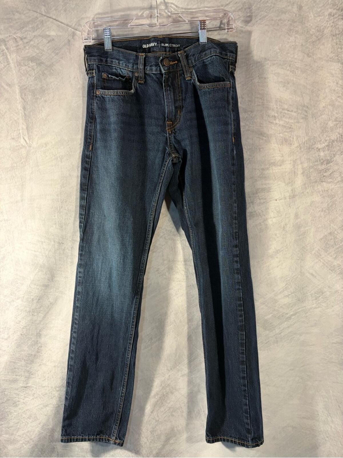 Old Navy Slim Straight Dark Wash Jeans Men’s 28×30 Denim Pants
