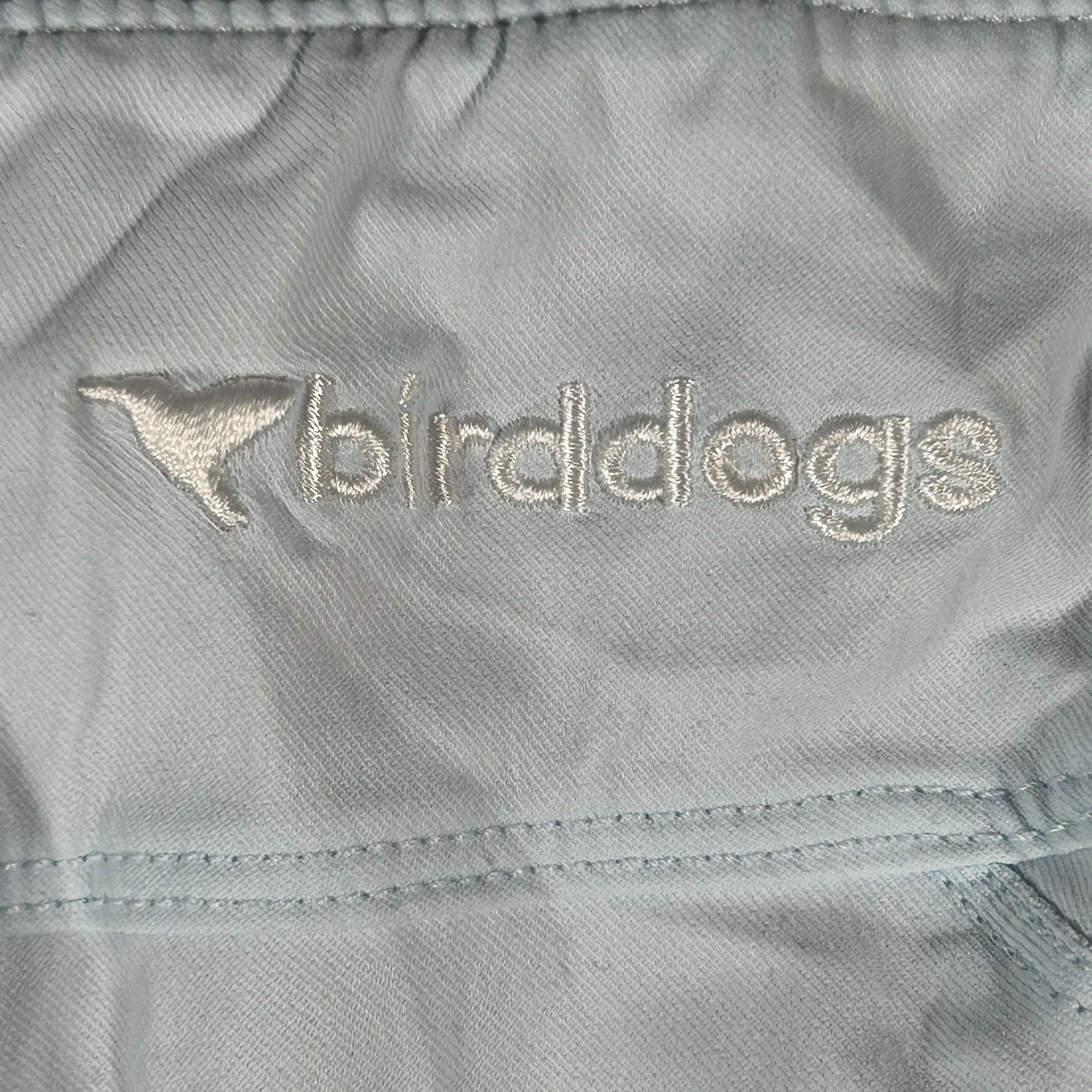Birddogs Shorts Mens 2XL 9″ Sky Blue Lined Elastic Waist Drawstring Zip Pocket