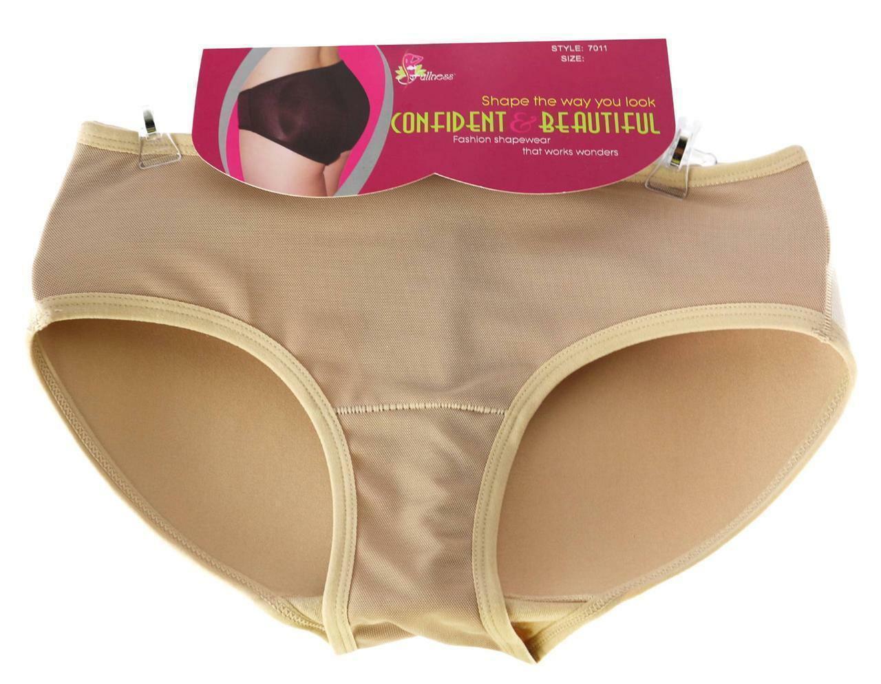 Women’s Fullness Butt Lifter Enhancer Booster Shaper Panty Beige #7011
