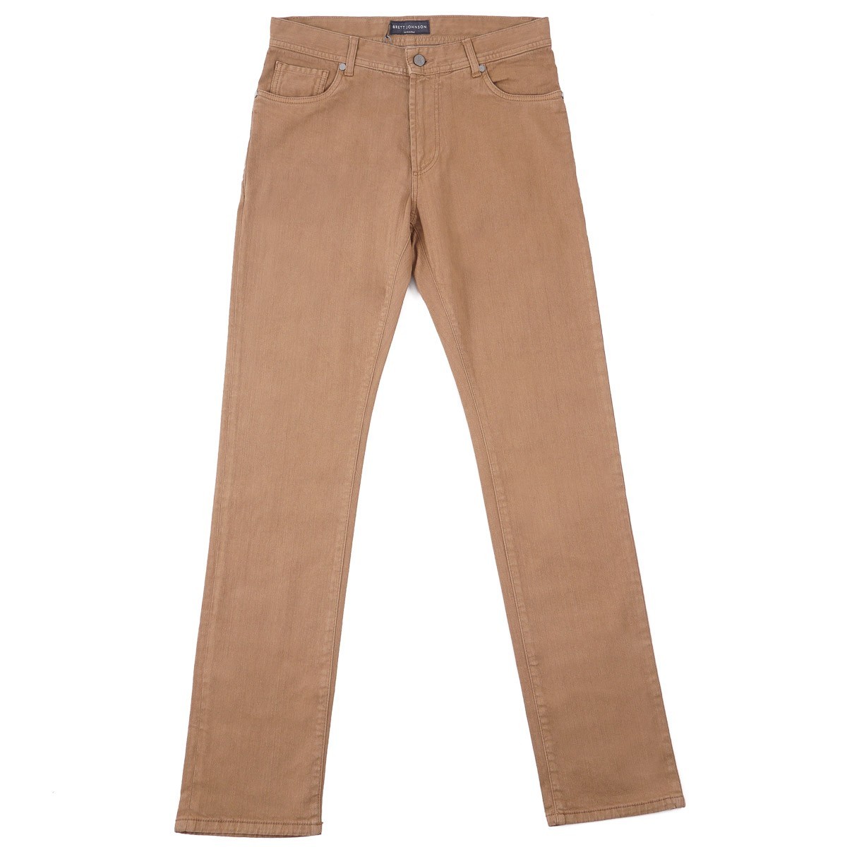 Brett Johnson Trim Straight Fit Light Brown-Tan Denim Jeans 32×34 NWT
