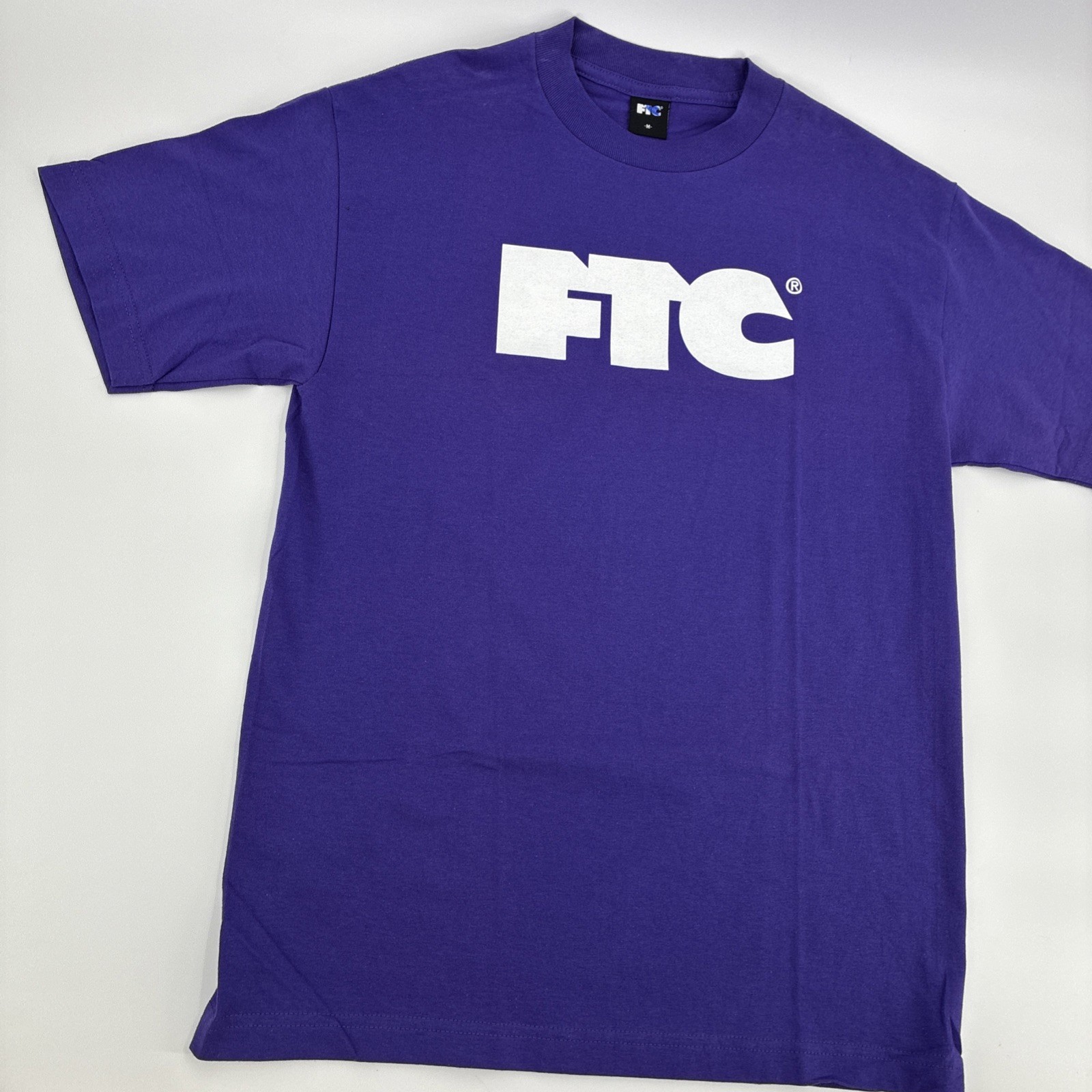 FTC For The City Logo Shirt Men Medium Purple Skate Shop SF CA USA Y2K