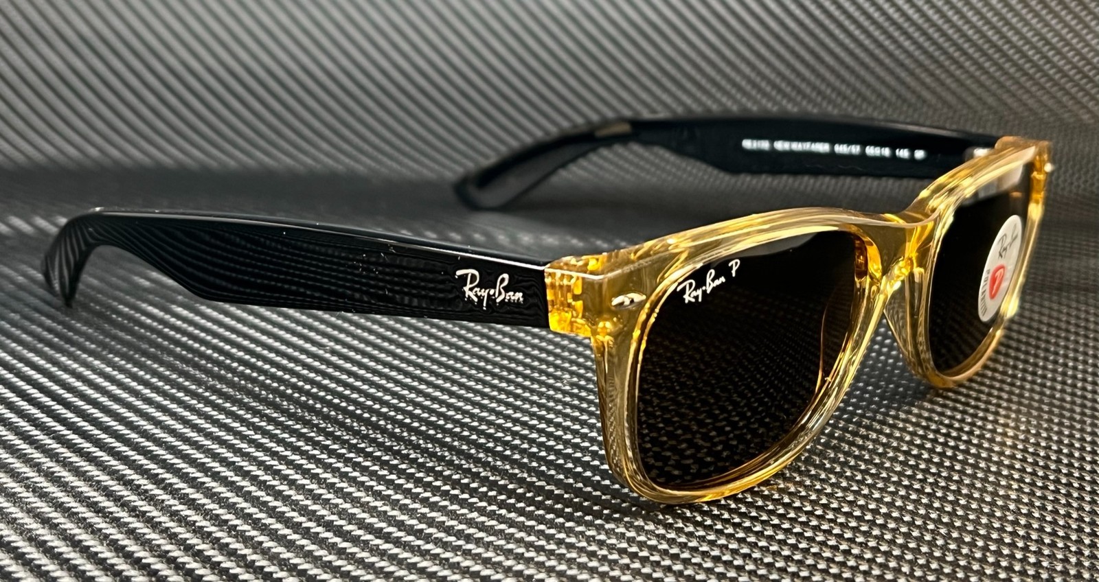 RAY BAN RB2132 945 57 Brown Square 55 mm Unisex Polarized Sunglasses