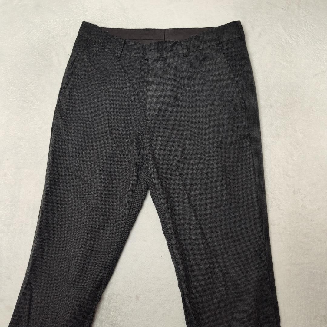 Bonobos Pants Mens 30×30 Gray Tweed Marzotto Wool Straight Flat Lined Italy