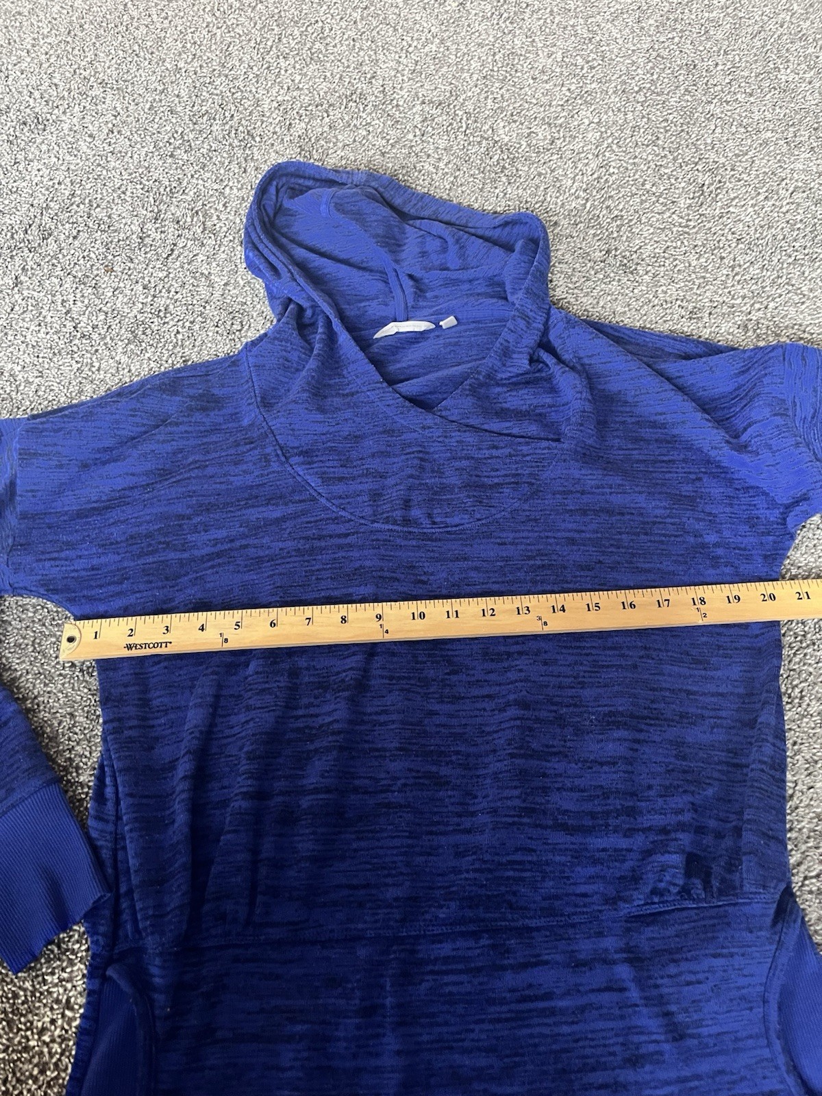 Athleta Hoodie Size Medium Purple Hoodie Pocket Tunic Stretch Athletic Casual Z